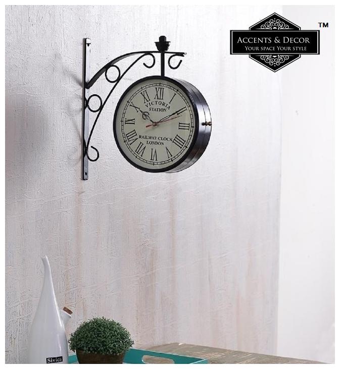 

Accents Decor Metal Analog Wall clock ( Set of 1 )