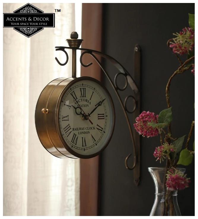 

Accents Decor Metal Analog Wall clock ( Set of 1 )