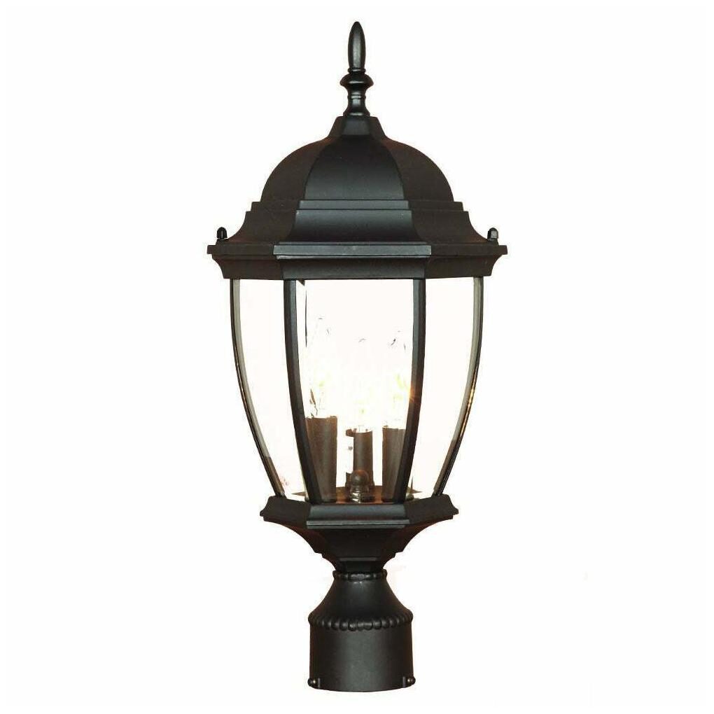 

Acclaim Lighting Wexford Collection Post-Mount 3-Light Black