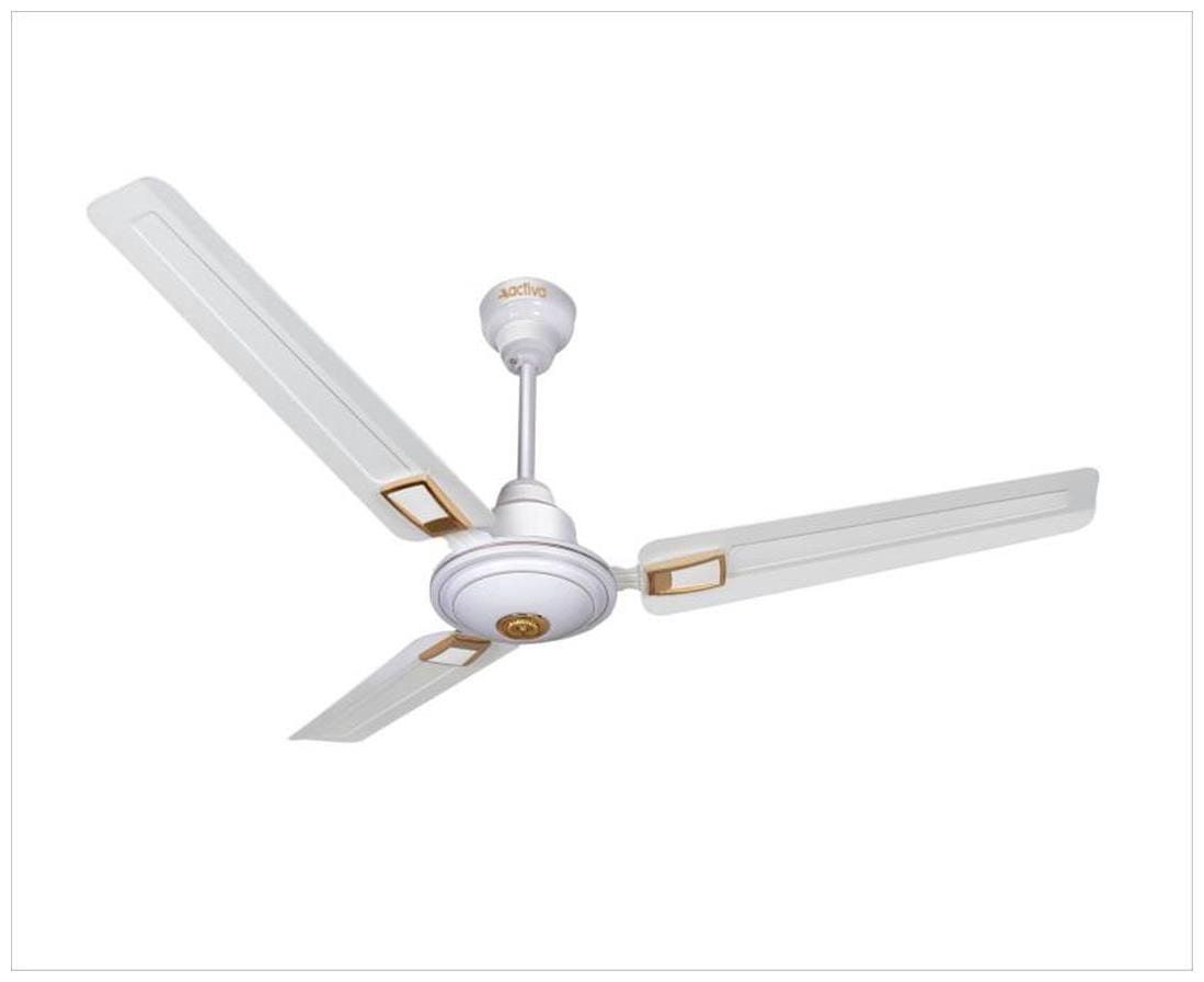 

Activa APSRA DECO 1200 mm Standard Ceiling Fan ( White Pack of 1 )