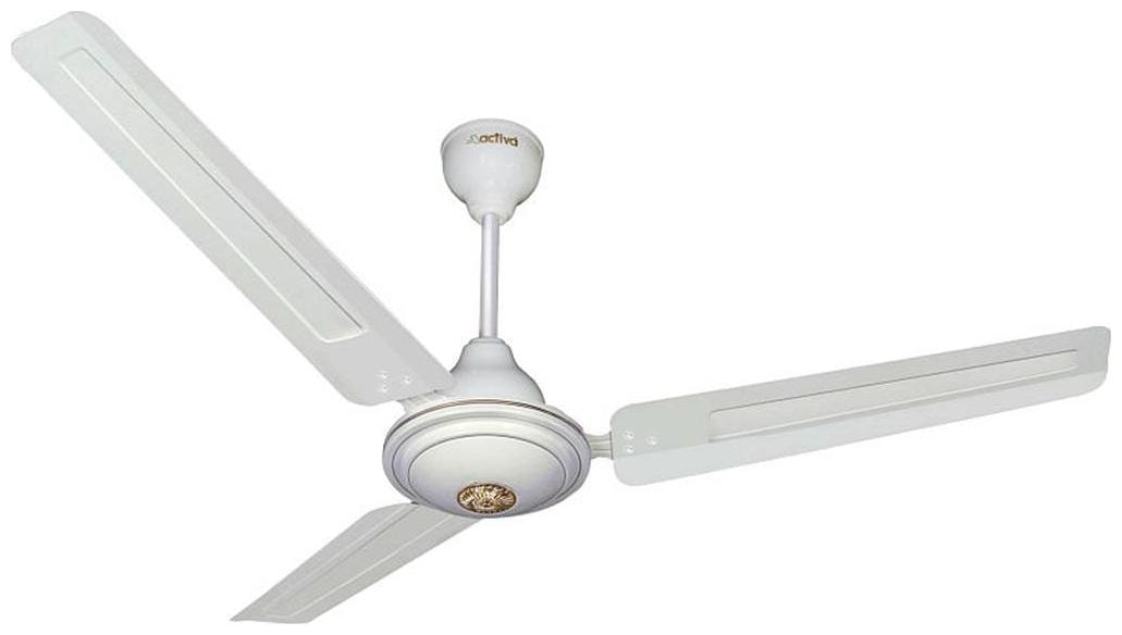 

Activa Apsra 1200 mm Standard Ceiling Fan ( White Pack of 1 )