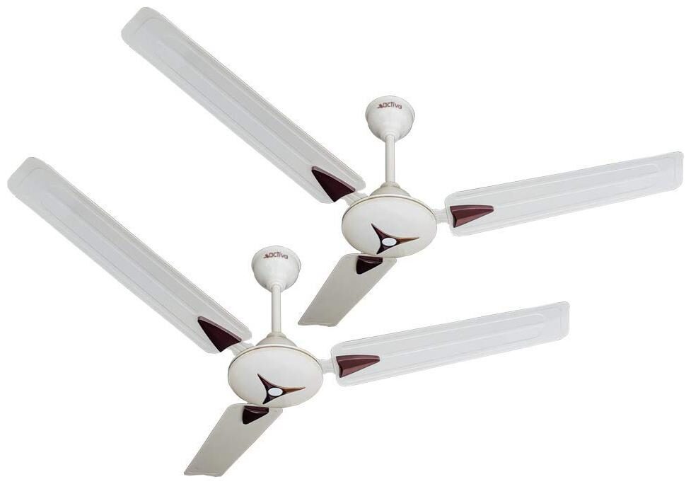 

Activa Star Deco 1200 mm Standard Ceiling Fan ( White Pack of 1 )