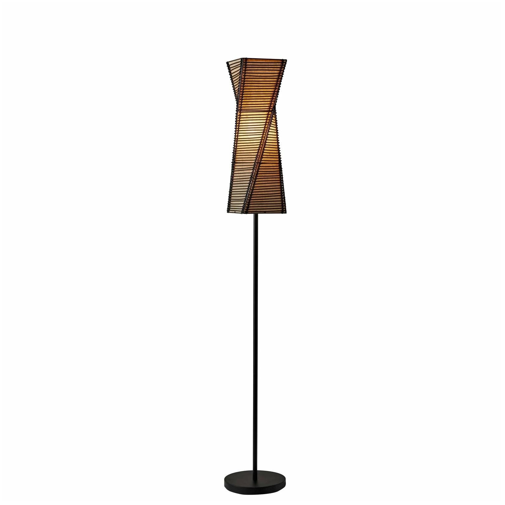 

Adesso Stix Black Floor Lamp Black