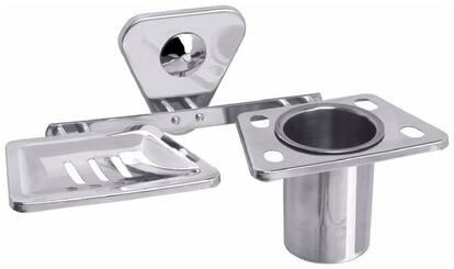 Aiken Soap Dish with Tumbler Holder Set of 1 Piece