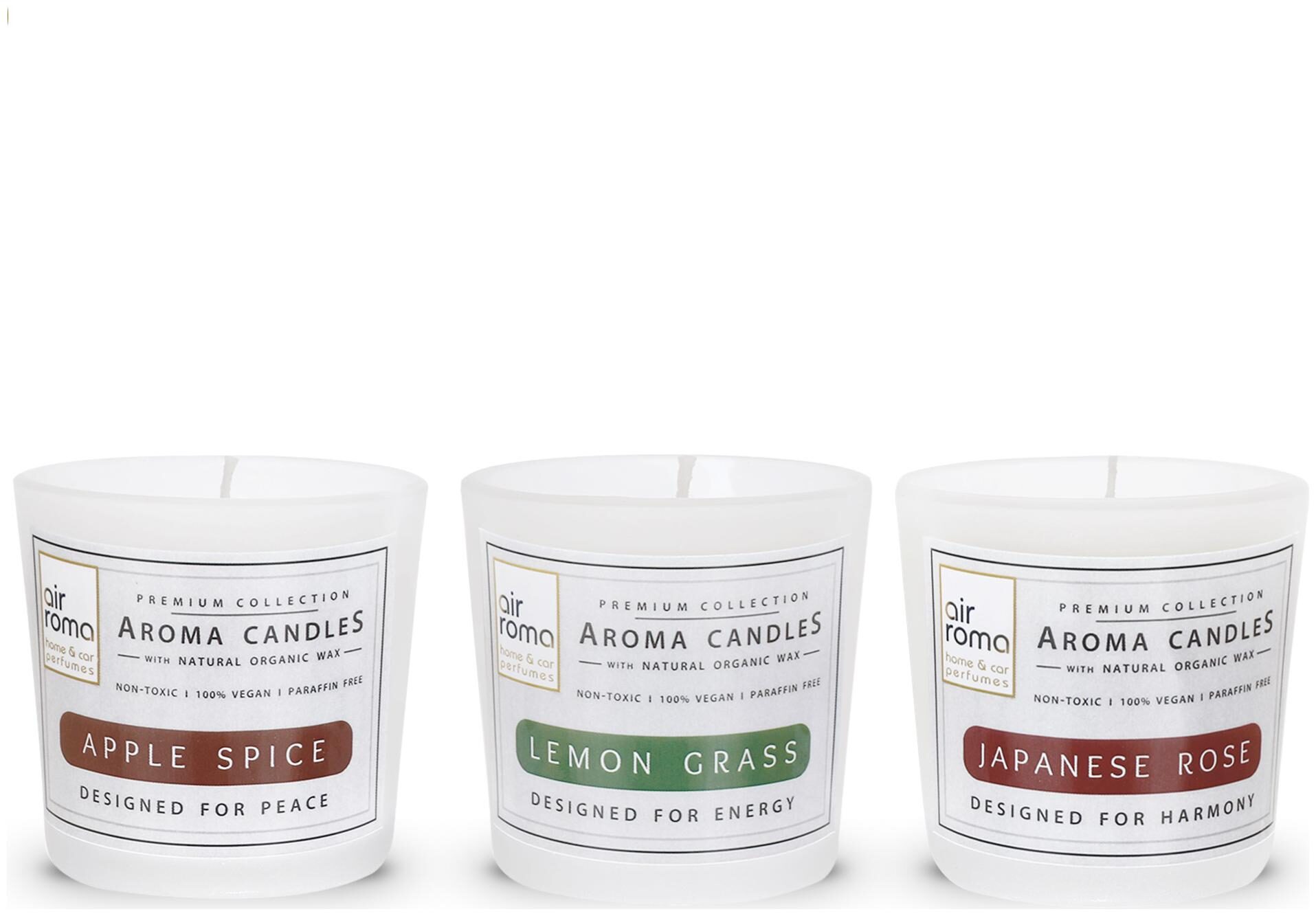 

AIR-ROMA Paraffin wax White Scented candle