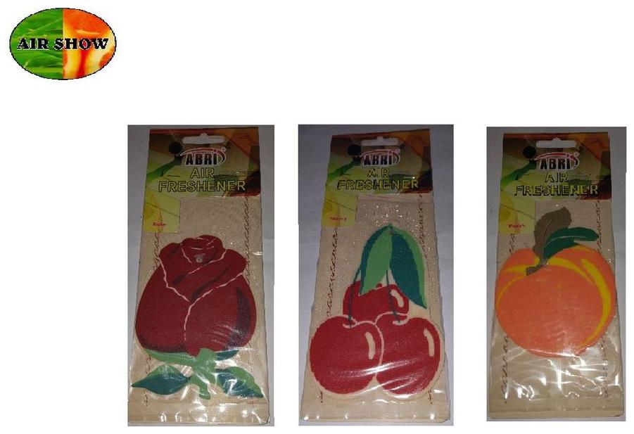 

Air show Hanging Air freshners Set of 3 Roses cherry Peach