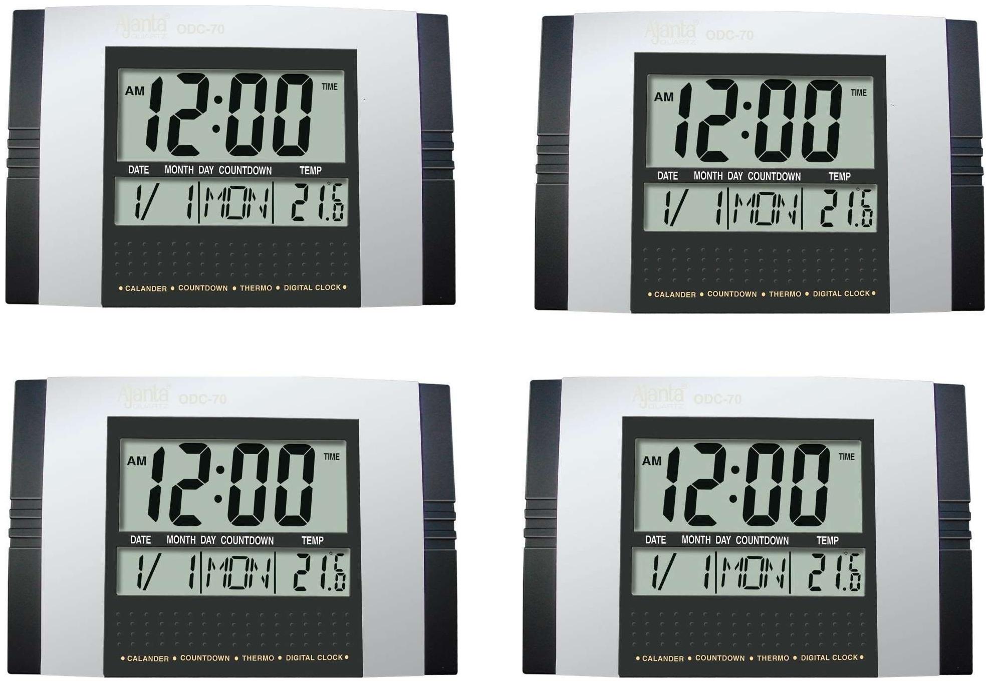 

Ajanta Plastic Digital Table clock ( Set of 4 )