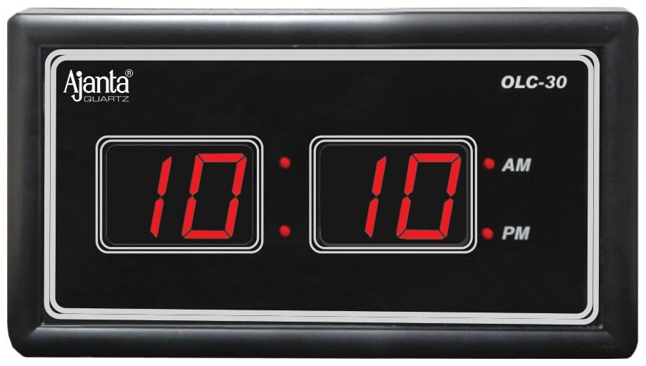 

Ajanta Oreva Plastic Digital Wall clock ( Set of 1 )
