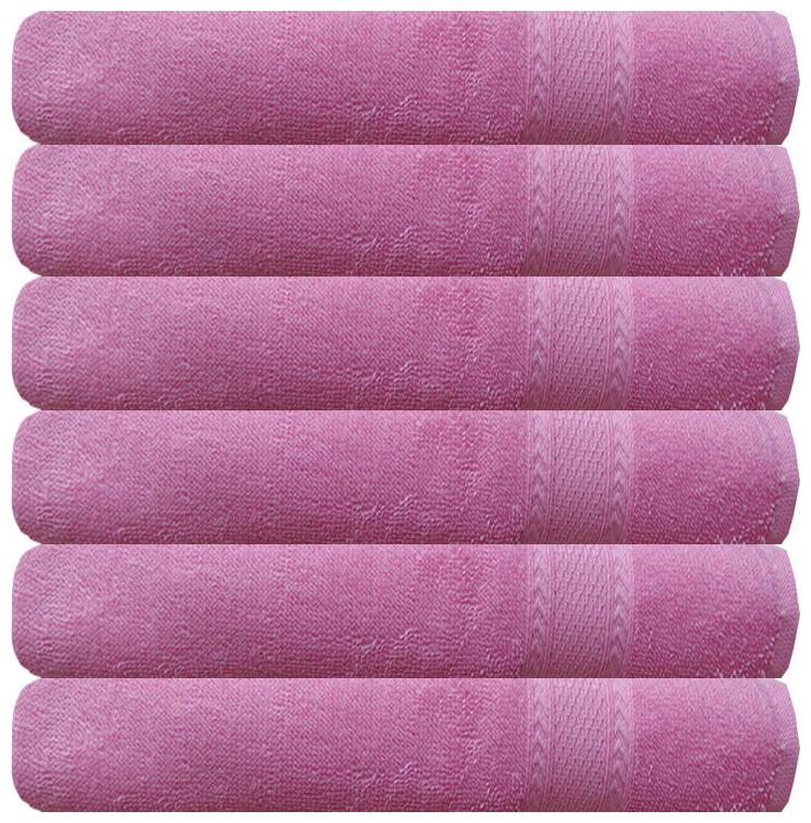 

Akin 450 GSM Cotton Hand Towel ( 6 Pieces Pink )