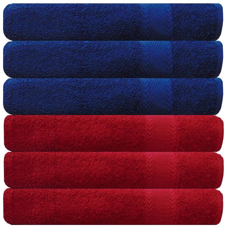 

Akin 450 GSM Cotton Hand Towel ( 6 Pieces Red )