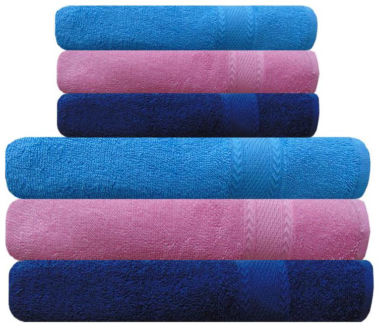 

Akin 450 GSM Cotton Bath Towel ( 6 Pieces Blue )