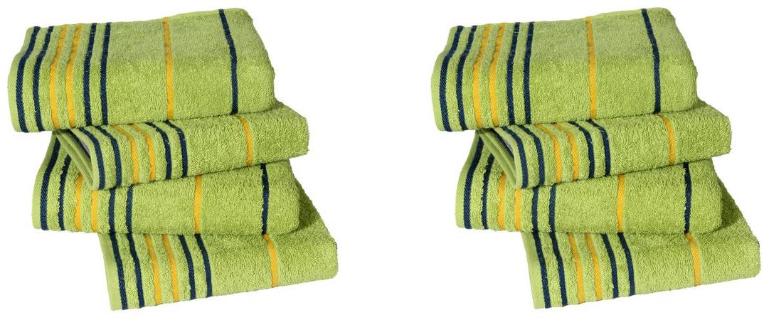 

Akin 550 GSM Cotton Hand Towel ( 8 Pieces Green )