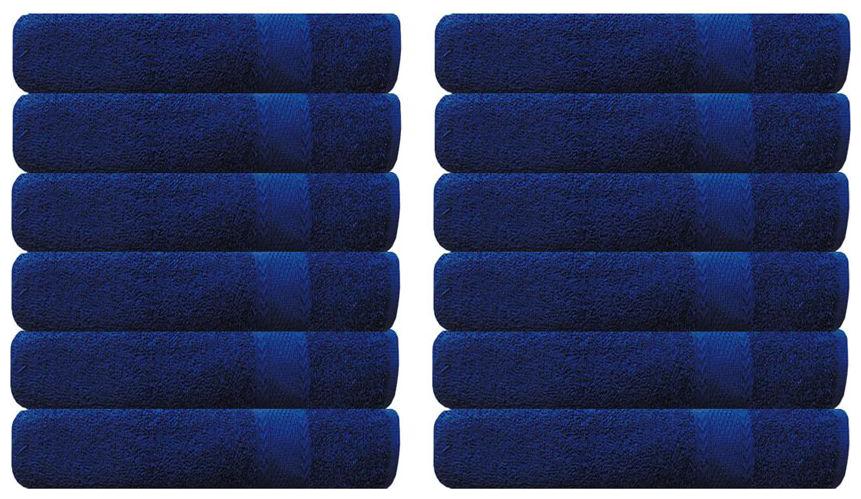 

Akin Premium 500 GSM Blue Cotton Hand Towels Set Of 12