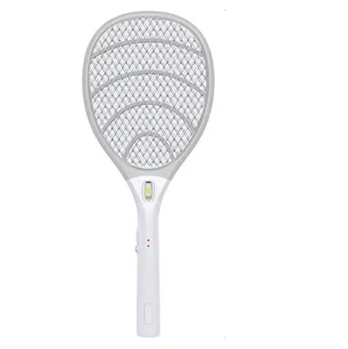 

Alciono Anti Mosquito Racquet - Rechargeable Insect Killer Bat with LED Light -Grey