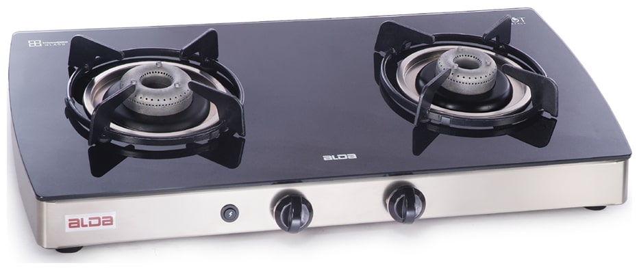 

Alda 2 Burner Automatic Regular Black Gas Stove