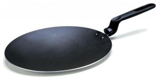 

Alda Triple Layer Non Stick Coating Graphito Flat Tawa 4 mm - 30 cm