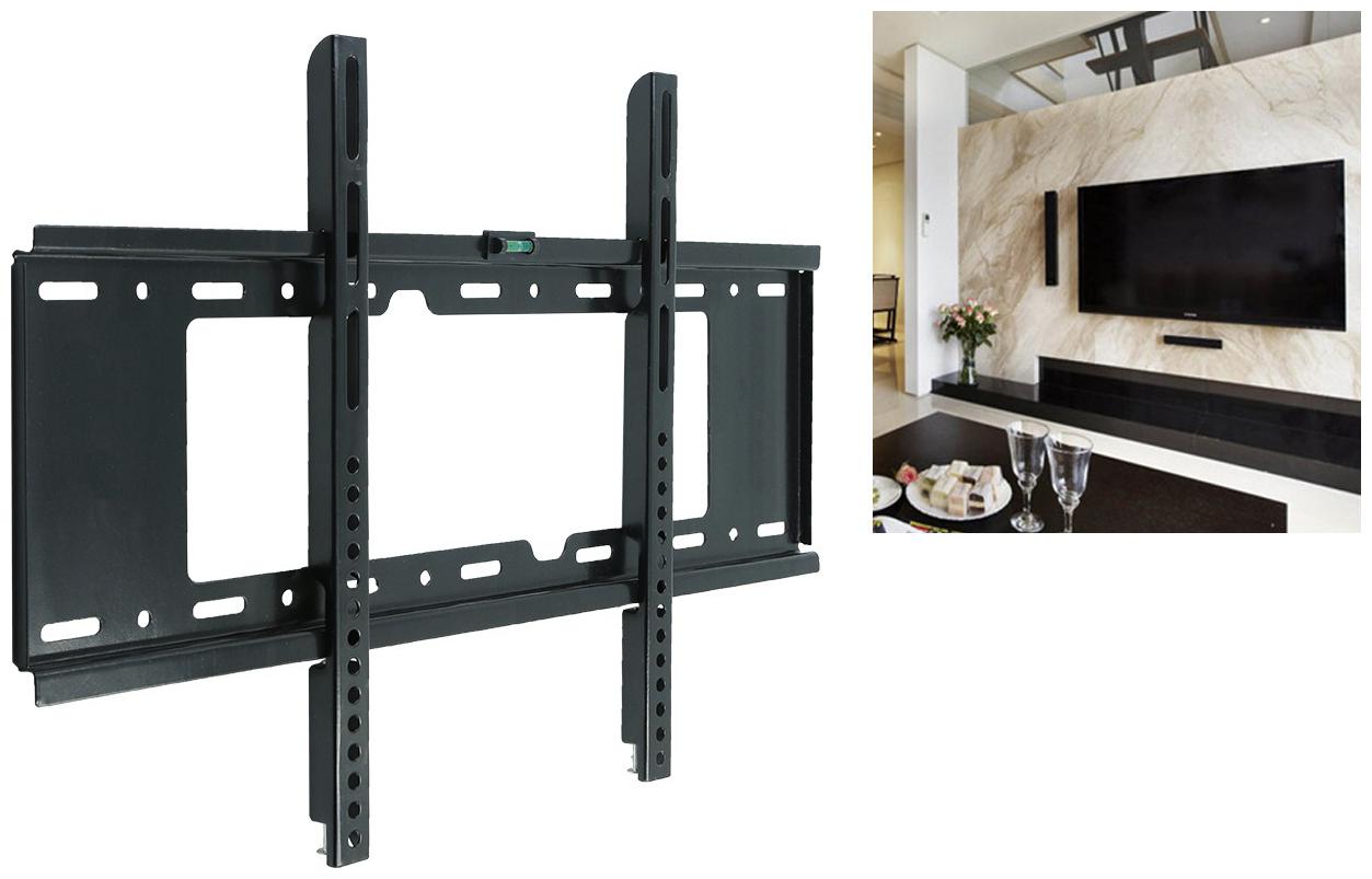 

Alexvyan Fixed TV Wall Mount Iron Bracket for 40 to 80 Flat Panel for LCD LED OLED Plasma Strong Built Load Capacity 70 Kg