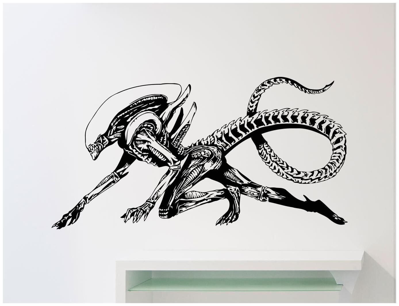 

Alien Wall Decal Xenomorph Superhero Vinyl Sticker Comics Art Decor Mural 325su