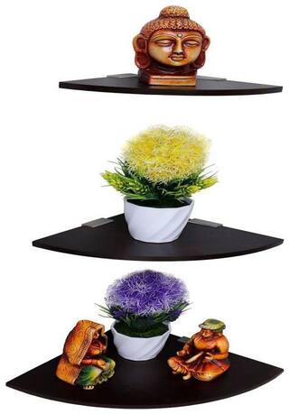 ALL CRAFTS ART  3 CORNER HOME DECORE WALL SHELF