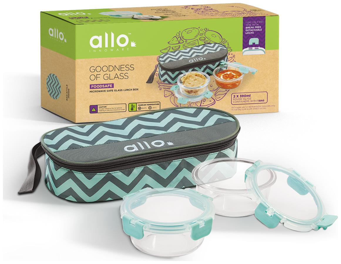 

ALLO Green Lunch box ( Set of 1 780 ml )