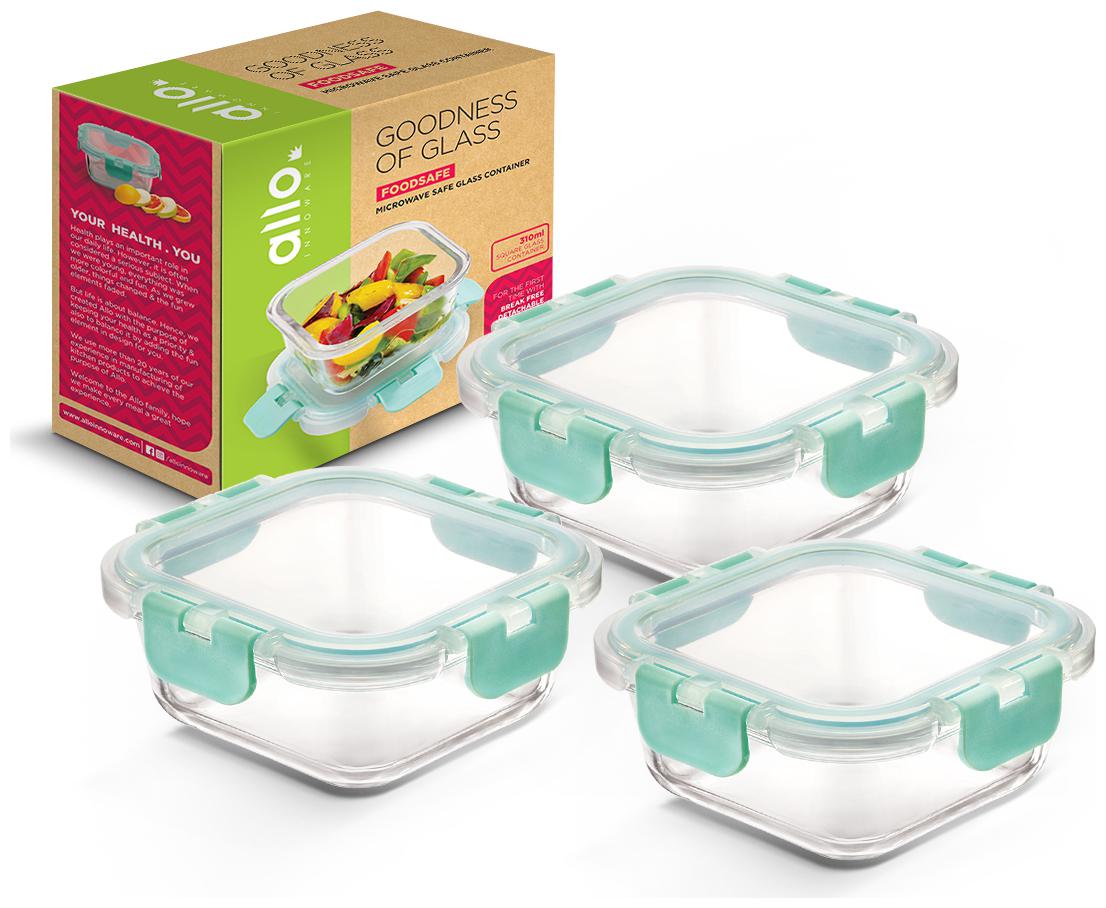 

ALLO Green Lunch box ( Set of 1 930 ml )