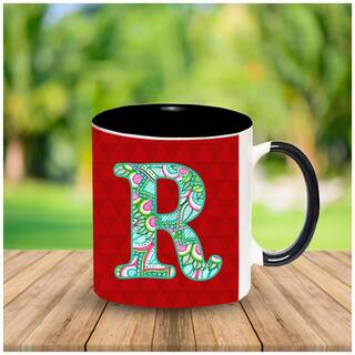 Alphabet R Ceramic Coffee Mug by Ashvah - IMPMug1018-R