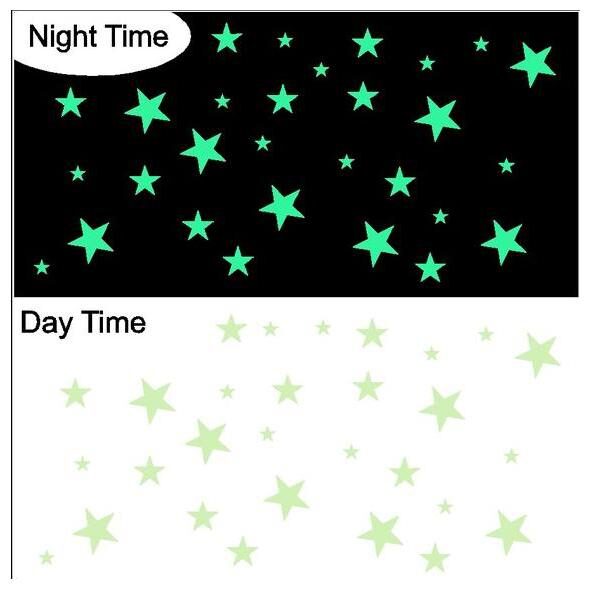 

Altima Creations 50 nos of Paper Night Glowing Radium Magic Stars