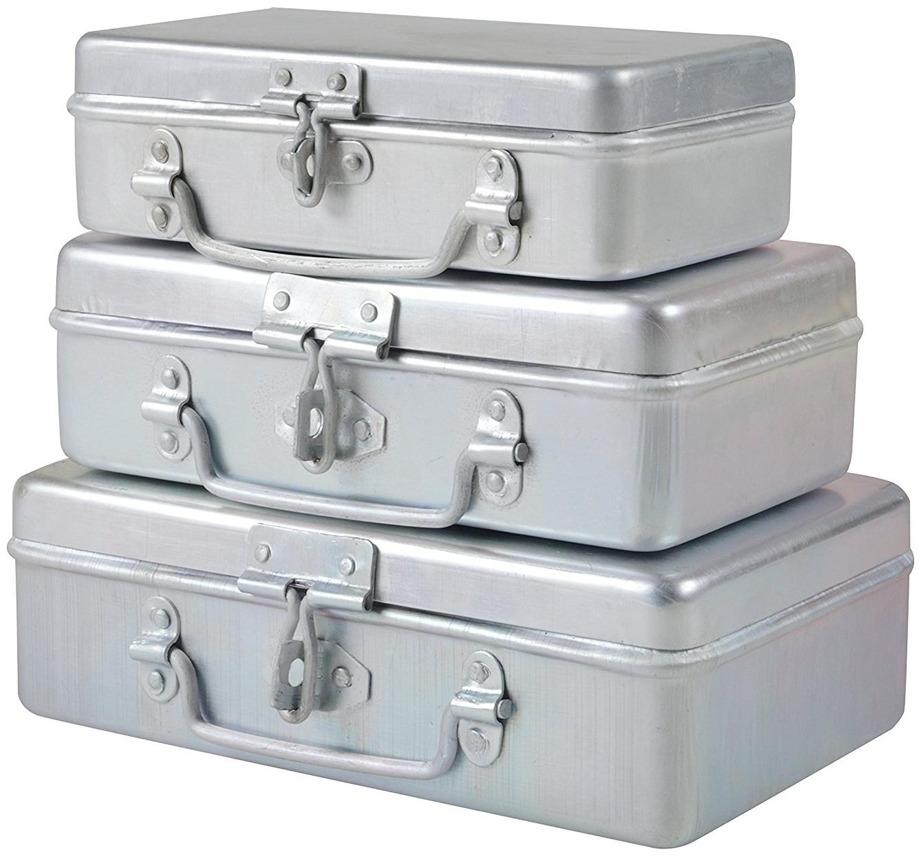 

Aluminium Storage Boxes - Set of 3 pcs (7 -8 -9 )