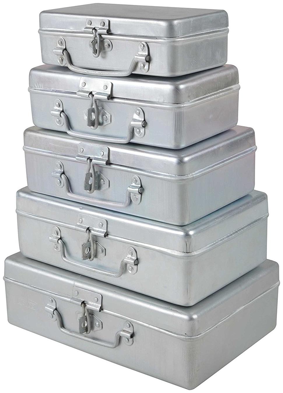 

Aluminium Storage Boxes - Set of 5 pcs (7 -8 -9 -10 -11 )