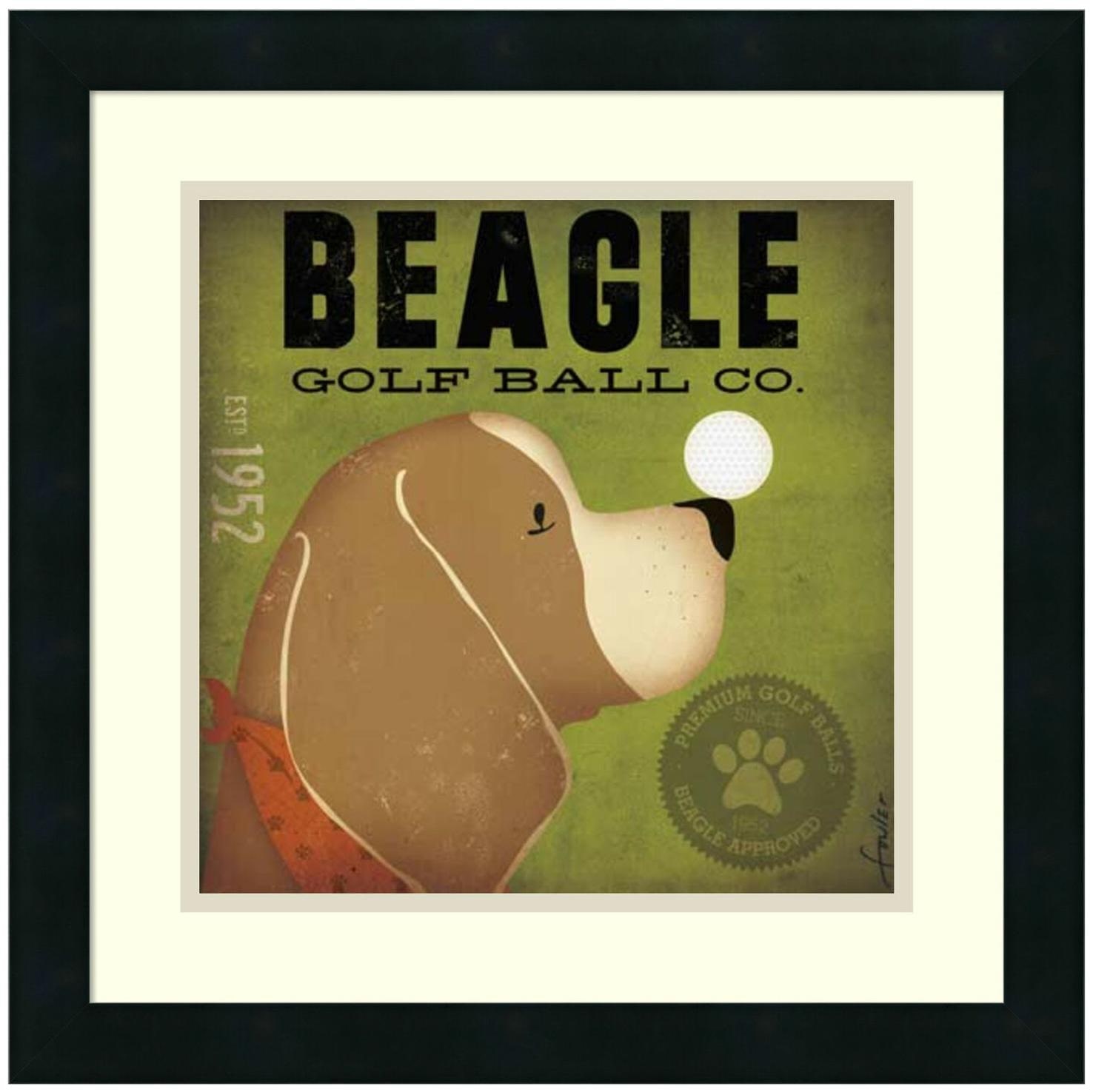 

Amanti Art DSW579067 18-1 4 Inch x 18-1 4 Inch Beagle Golf Ball