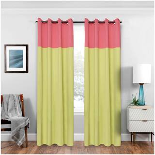 Buy American Elm 2 Panel Parrotgreen And Strawberry Pink Imported
