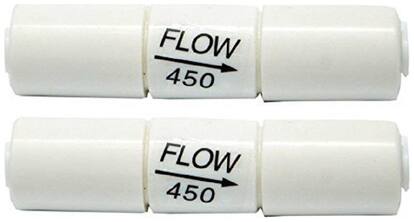 Ampereus Flow Restrictor 450 for Water Purifiers - Set of 2 (White)