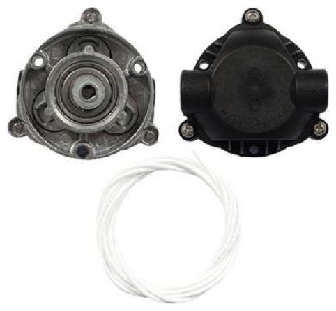 

AMPEREUS Pump Head For RO Water Purifier With 2pcs Elbow Connectors-Black