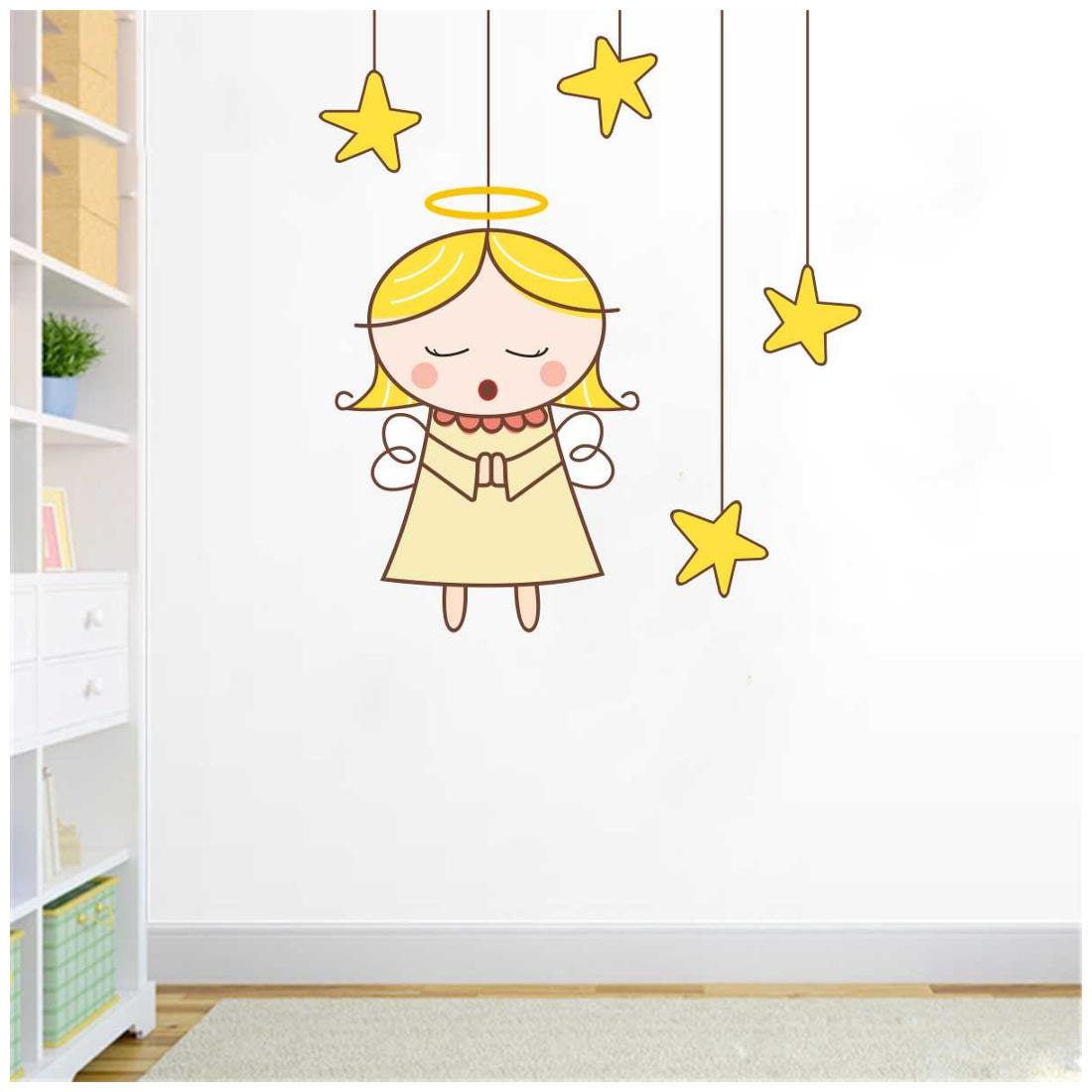 

Rawpockets Wall Stickers Angel n Stars Wall Sticker