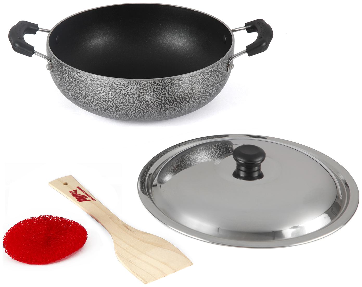 

Anjali 2 Ltr Diamond Kadai With Lid
