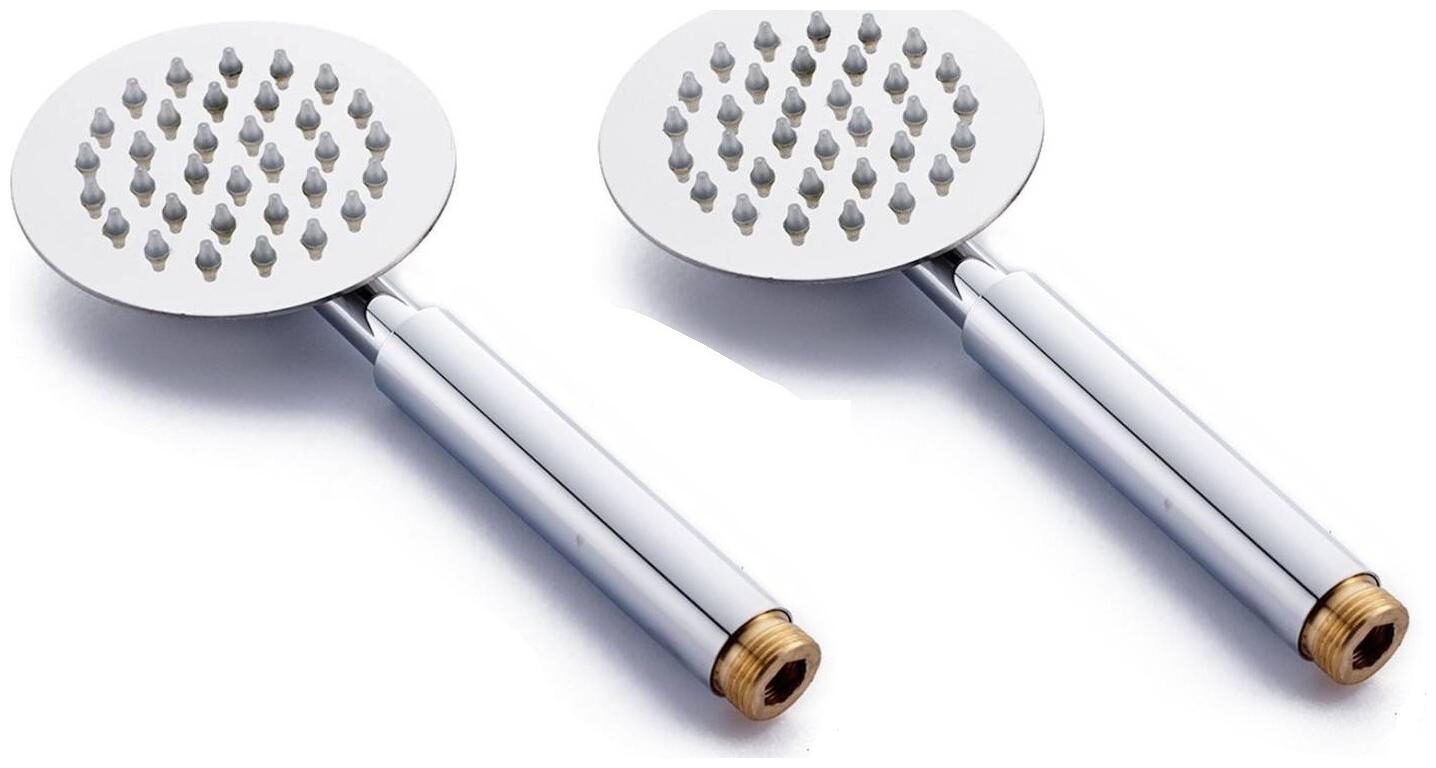 

ANMEX 225mm (9 Long) Ultra Slim 100mm (4) Round Rain Spray SS Hand Shower