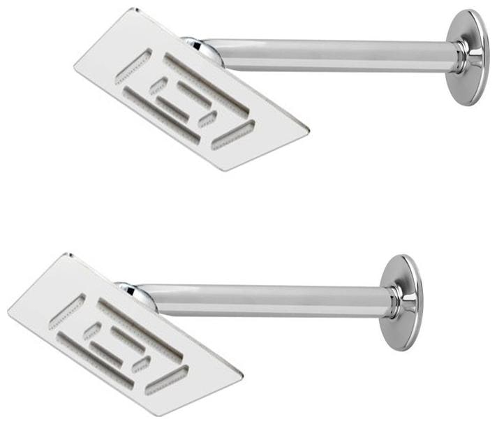 

ANMEX 4x4 Maze Rain Shower Head with 9inch Round Arm -Pack of 2
