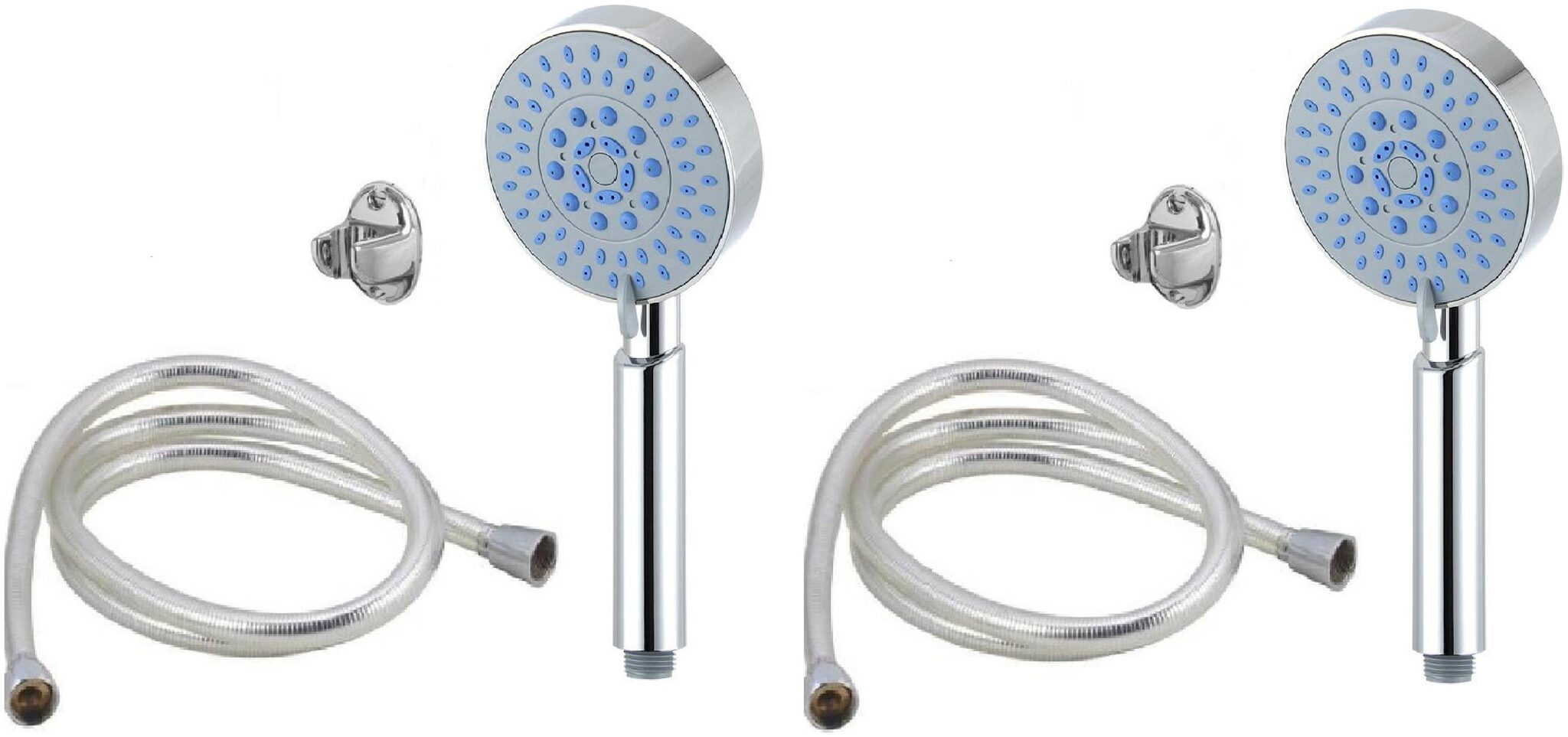 

ANMEX 5 Gear Adjustable Rain Spray Hand Shower with 1mtr ABS Shower Tube and Wall Hook