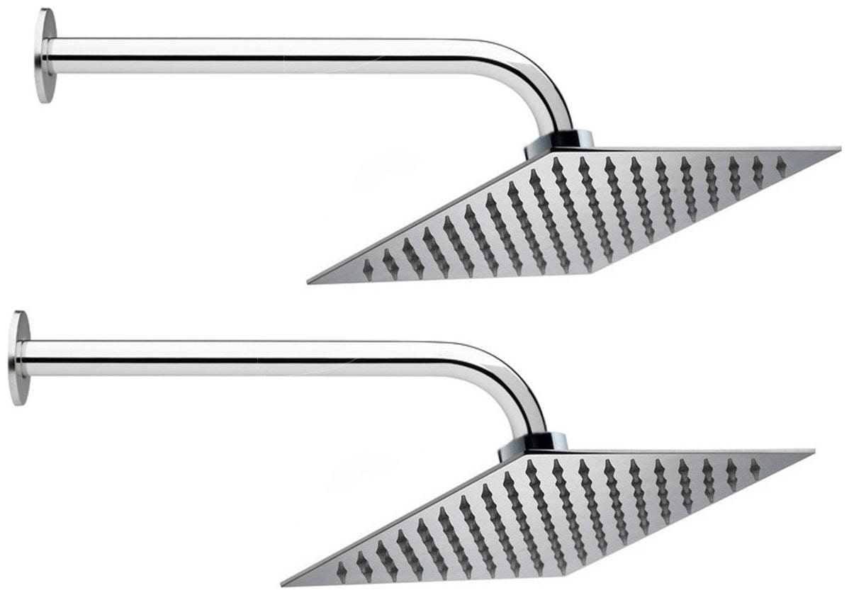 

ANMEX 8x8 ULa Slim Rain Shower Head with 15inch Round Arm