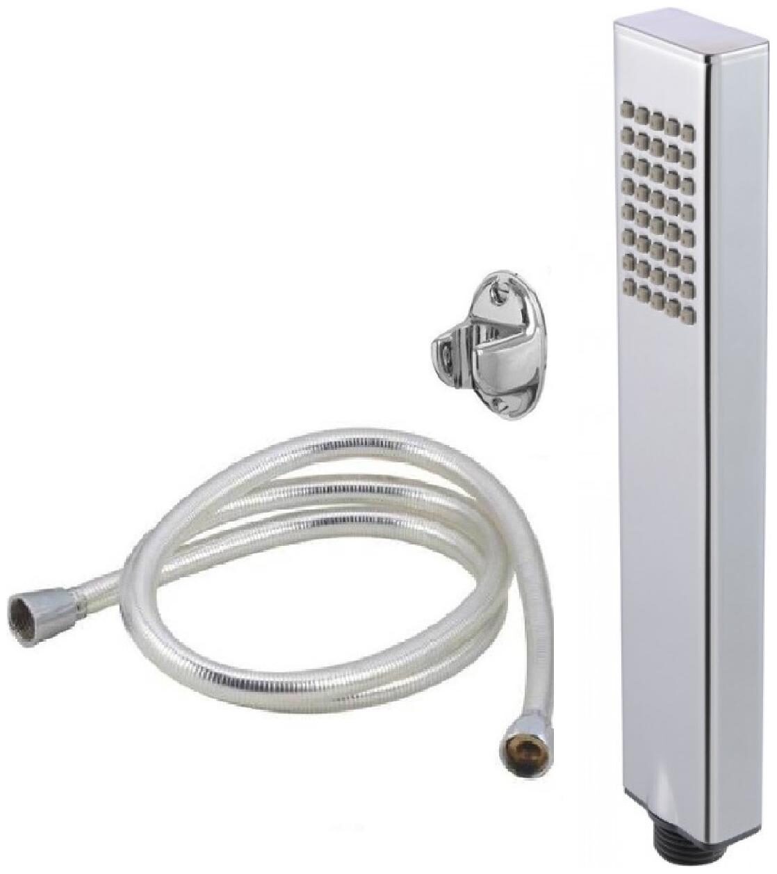 

ANMEX Arctic Hand Rain Spray Hand Shower with 1mtr ABS Shower Tube and Wall Hook