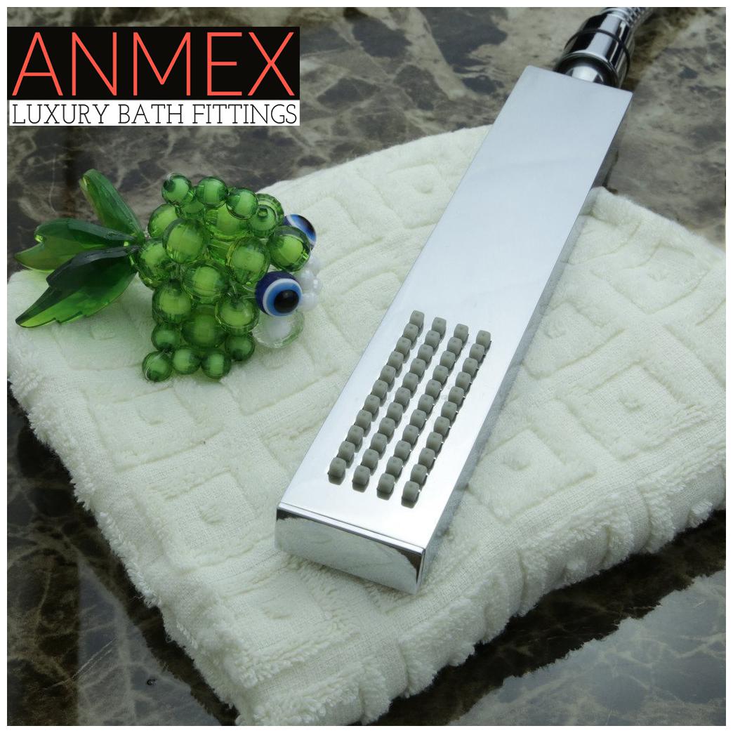 

ANMEX Arctic Hand Rain Spray Hand Shower with 1 5mtr SS Shower Tube and Wall Hook