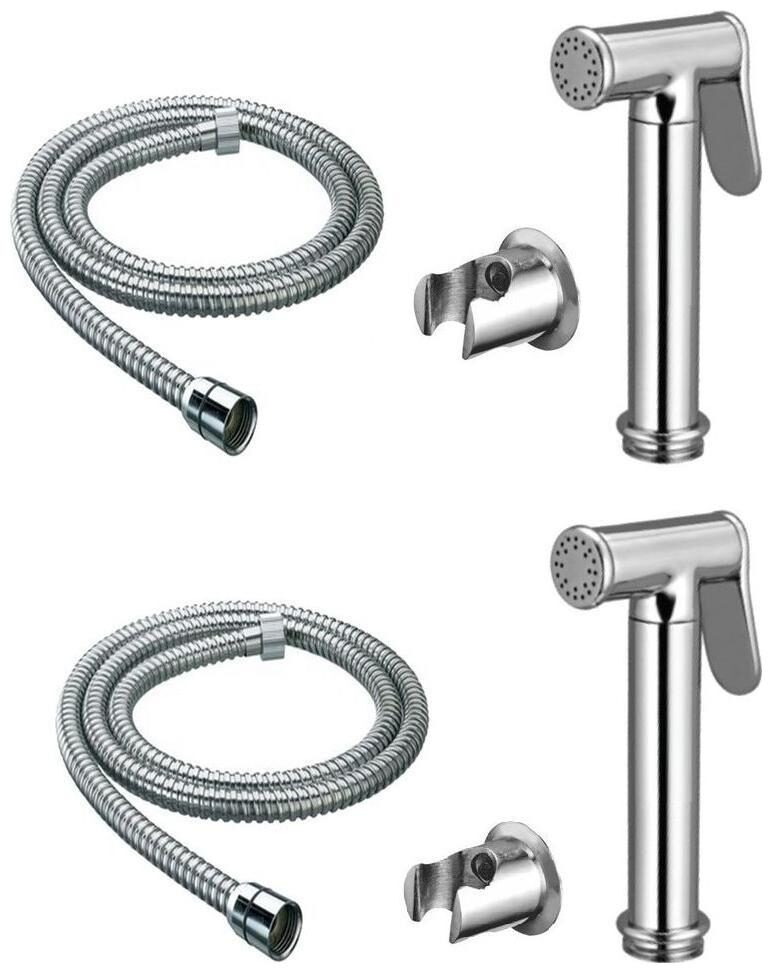 

ANMEX Wall Mount Brass Health Faucets ( Push Controlled )