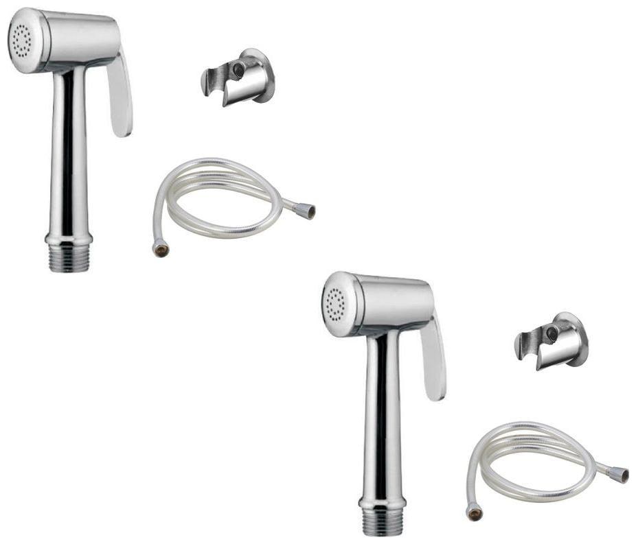 

ANMEX Wall Mount Brass Health Faucets ( Push Controlled )