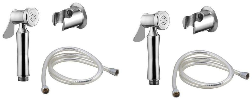 

ANMEX Wall Mount Brass Health Faucets ( Push Controlled )