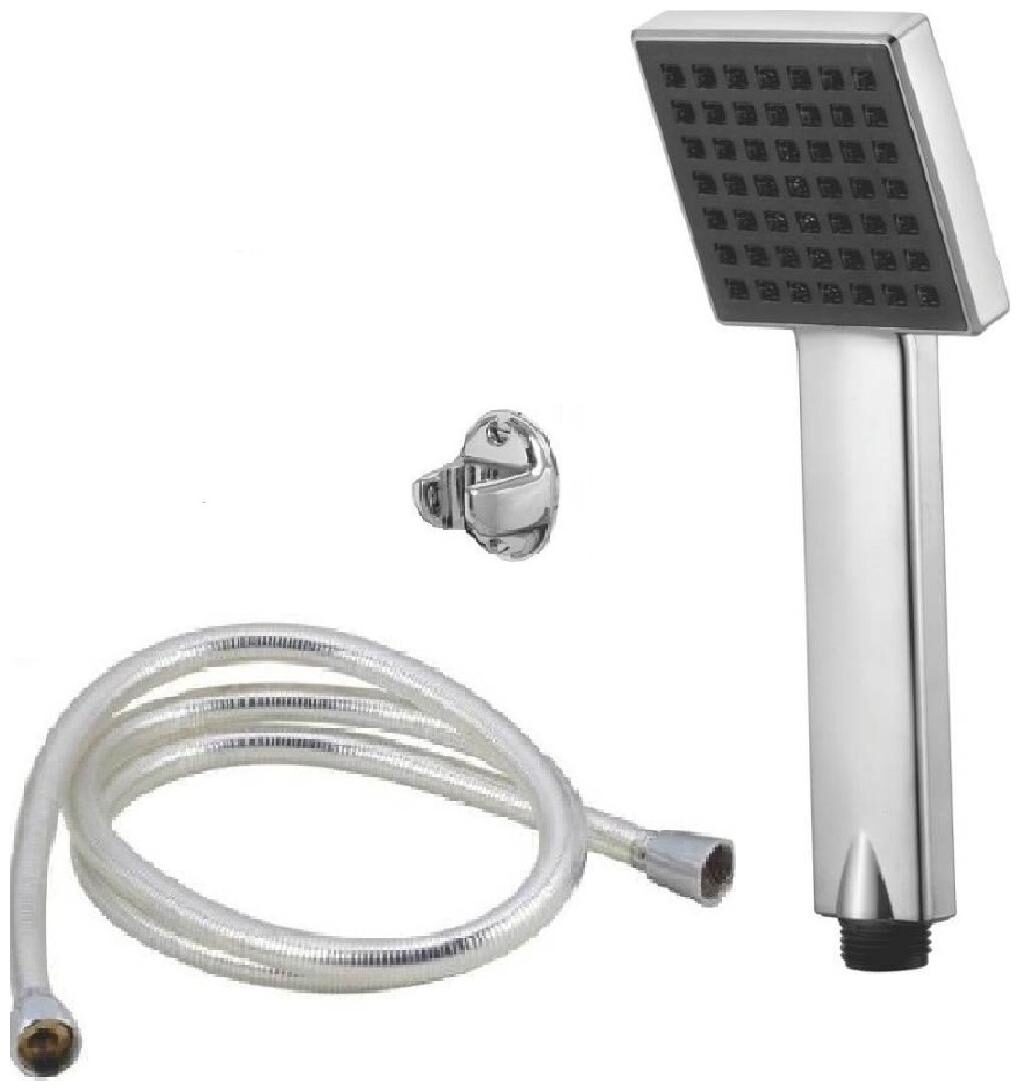 

ANMEX Square Hand Shower with 1mtr ABS Shower Tube and Wall Hook