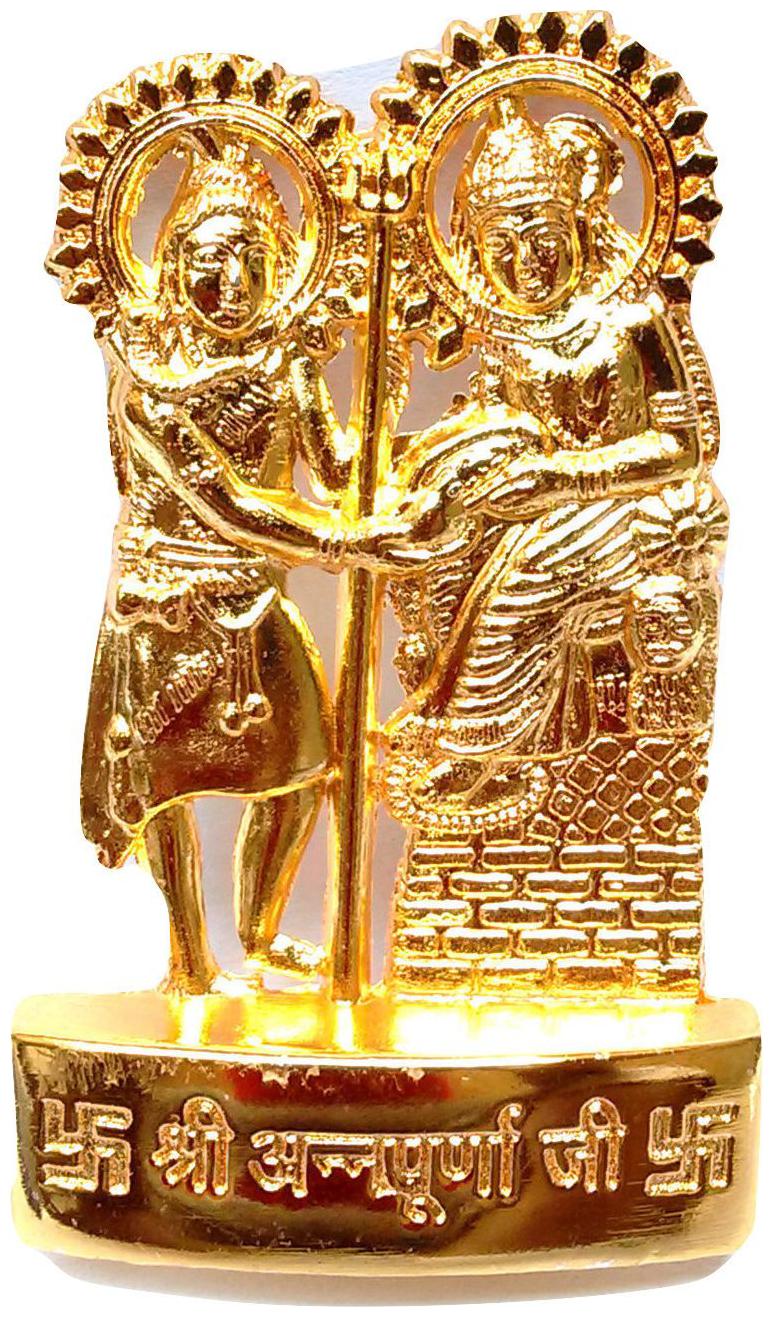 

ANNAPURNA IDOL GOLD PLATED IDOL MURTI