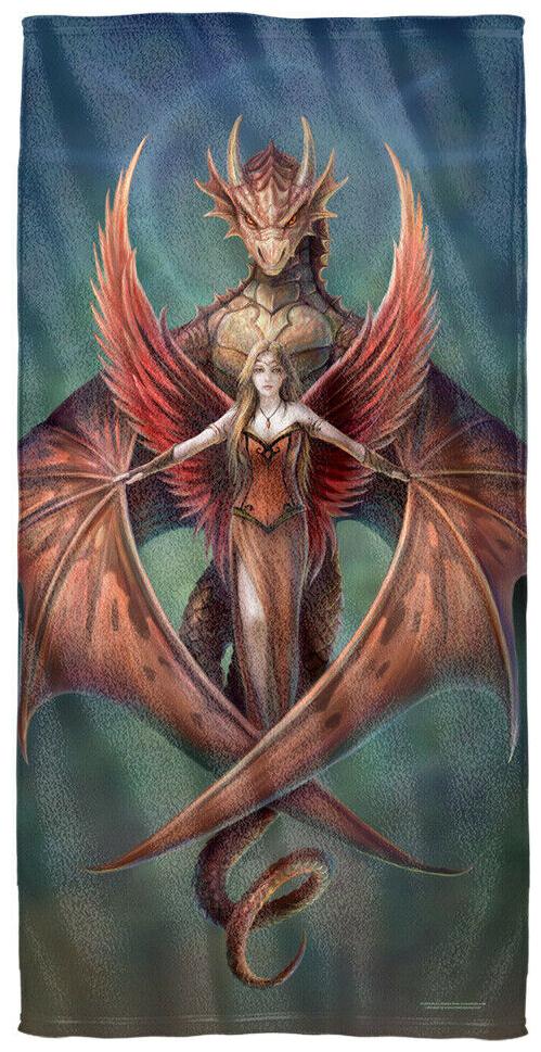 

Anne Stokes Copperwing Licensed Beach Towel 60in by 30in