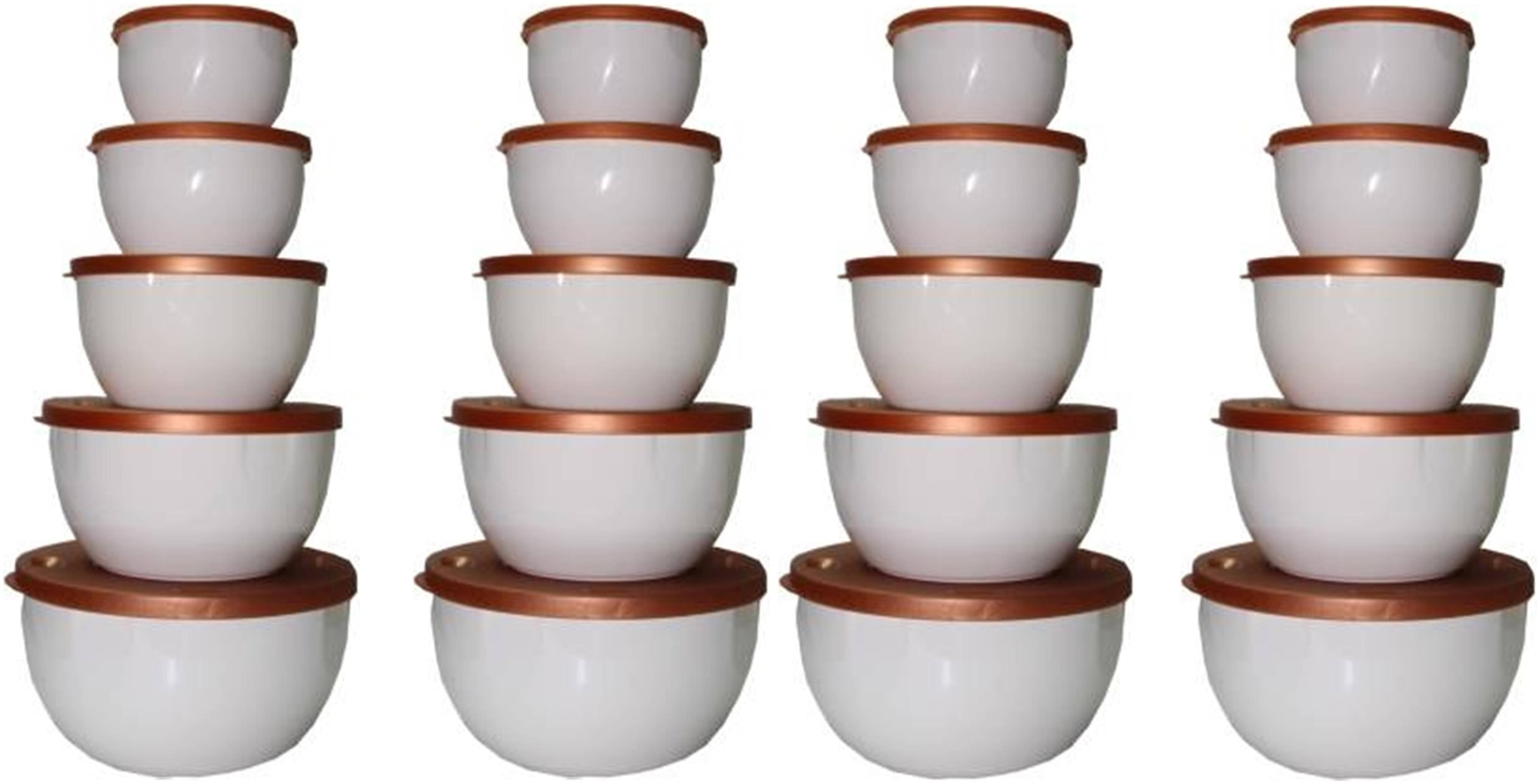 

Antic 10000 ml White Plastic Container Set - Set of 20