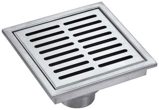 Anupam Linea Square Shower Drain Strainer With Removable Wave Anupam Linea Square Shower Drain