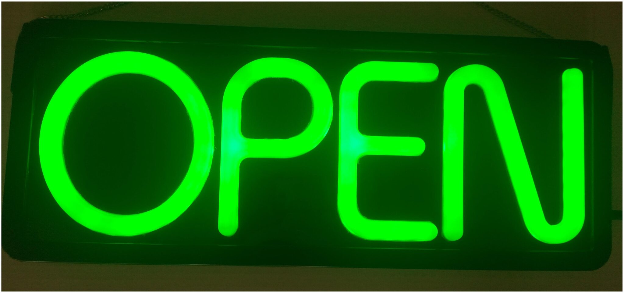 

APEX LED ABS OPEN Neon Sign Board with ULa Bright in 7inch Letter (56x22x4cm)